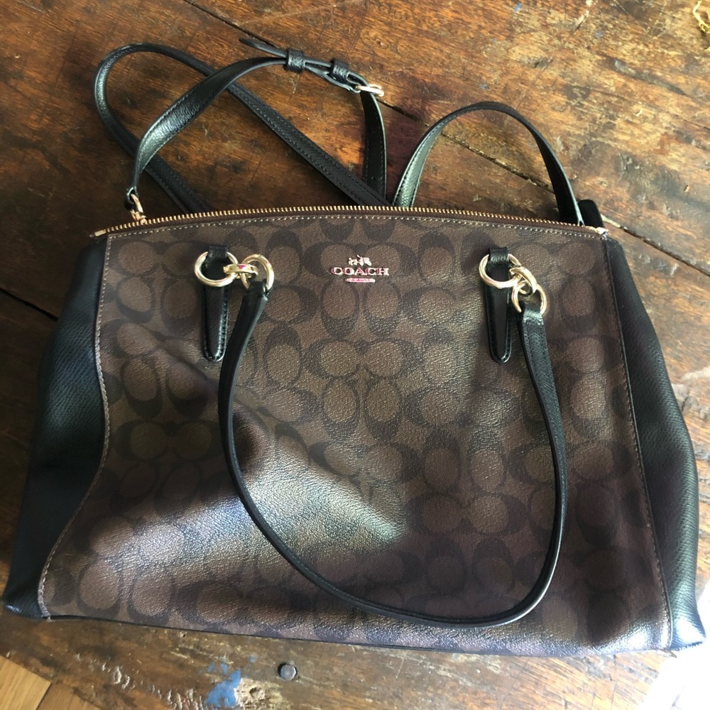 Coach Small Christie Carryall In Signature